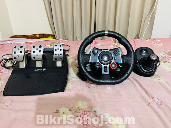 Logitech g29 Steering with manual gear shifter for PC, PS1-5